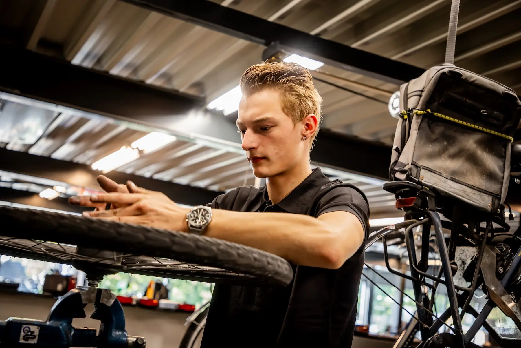 Service en onderhoud gebruikte fietsen